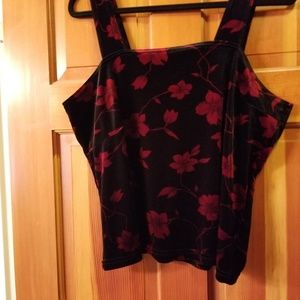Dress Crop Top Velvet